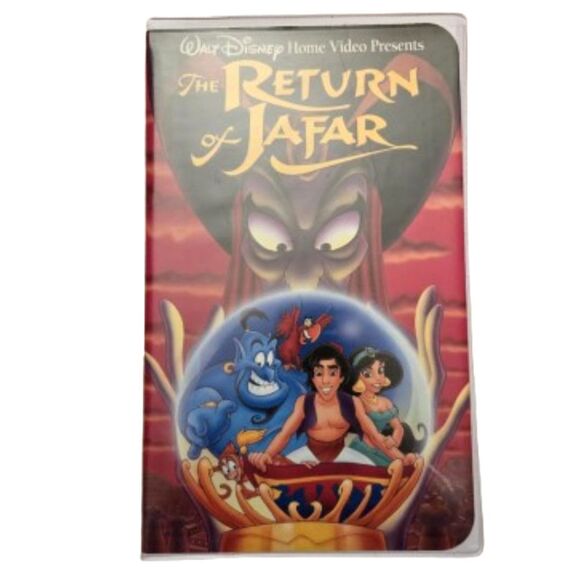 The Return of Jafar VHS Disney Aladdin Sequel - Picture 1 of 4